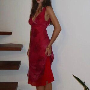 Realisation Par the Marie Silk Midi Dress